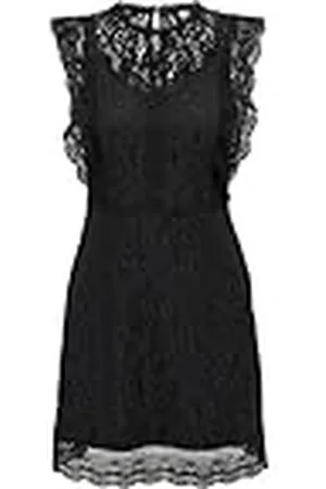 ONLY Onlnew Karo SL Lace Above Knee Dresswvn Mini Vestido, , XXS para Mujer