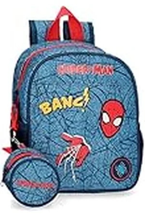 Marvel Spiderman Denim Mochila Guardería 21x25x10 cms Poliéster 5,25L