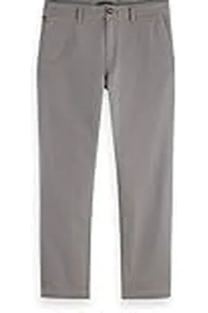 Scotch&Soda Drift-Regular-Tapered Twill Chino Pantalones, , 29W / 32L Hombres