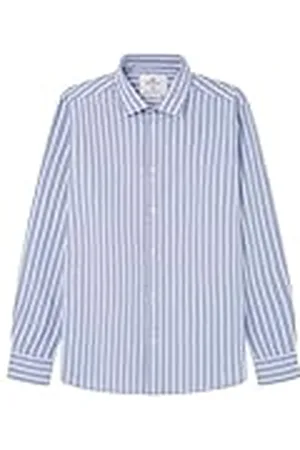 Springfield SPRINGFILED, Hombre, Camisa Pinpoint Rayas, Light Blue, XL