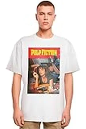 Merchcode Mc896-pulp Fiction Poster Oversize tee Camiseta, , M Hombres