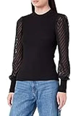 ONLY Onlnew Jania L/S Puff Top CC Jrs Camiseta de Manga Larga, , S para Mujer