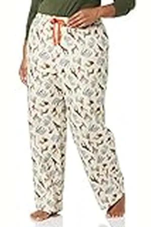 Amazon Pantalón de pijama de franela para dormir - colores interrumpidos Mujer, , XXS