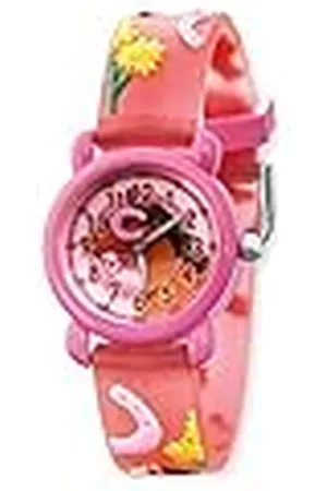 HERZENGEL Reloj Analógico para Unisex-niños de Cuarzo con Correa en Plástico HEWA-Horse