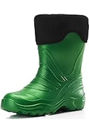 Ladeheid Botas Termicas en EVA Unisex Niños Niñas LA-861-2017 (Verde Esmeralda/Negro, 26/27 EU)