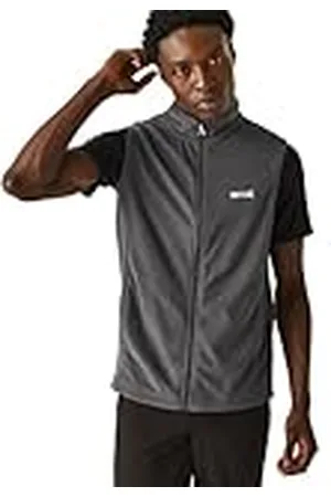 Regatta Tobias II Chaleco con Cremallera y 2 Bolsillos Bodywarmers, Hombre, Iron(Black), XL