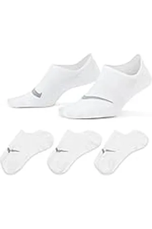 Nike SX5277-101 Everyday Plus Lightweight Socks Mujer WHITE/WOLF GREY Tamaño XL