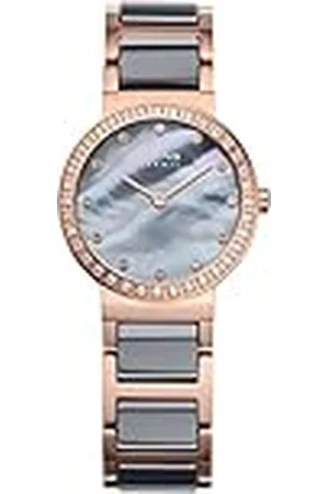 Bering Mujer Análoga Cuarzo Reloj de pulsera de colección con Acero inoxidable/cerámico Pulsera und Cristal de zafiro