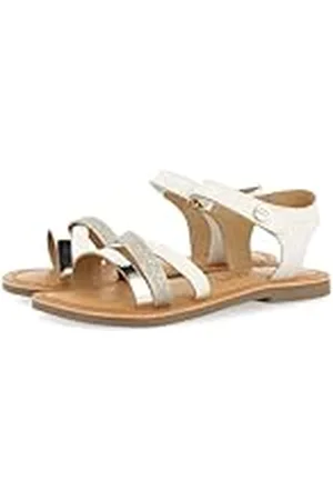 Gioseppo Sandalias Blancas DE Piel con Detalles Glitter Y Metalizados para NIÑA Y NIÑO LAWTEY