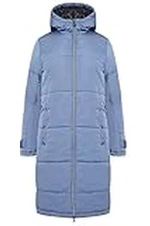 Dare 2B Dare2b Reputable Long II Womens Long Coat Jacket tejido reciclado repelente al agua - cremallera completa con 2 bolsillos bajos con cremallera, capucha y puños ajustables