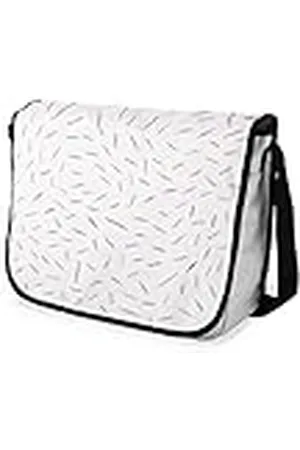 Bonamaison Bolsa de Mensajero con Estampado Digital con Correa Negra para Estudiantes, Bolsa de Cuerpo Cruzado, Bolsa de mensajería, Bolsa de Hombro para niños, niñas, niños, tamaño: 29 x 36 cm