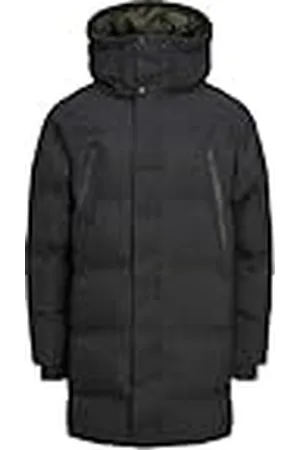 JACK & JONES Chaqueta de invierno Alpha Long Puffer para hombre - XXL