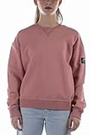 ECOALF Sudadera Mujer Backalf, de Algodón Orgánico y Reciclado, con Cuello Redondo, de Manga Larga, Cómoda y Versátil, Sudadera Básica, Talla S, Color