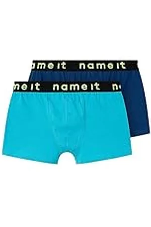 NAME IT Bestseller A/S NKMBOXER 2P Solid Noos Bóxer, , 134/140 para Niños