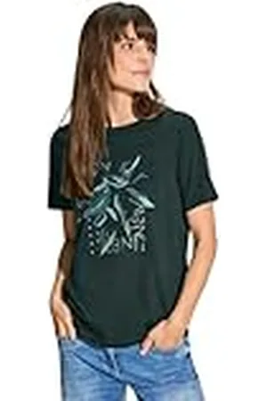 CECIL B321768 Camiseta con Estampado Frontal, Color , S Mujeres