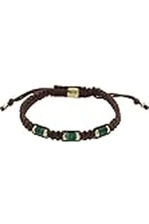 Fossil Pulsera con componentes para Hombre All Stacked Up de malaquita verde, JF04563710