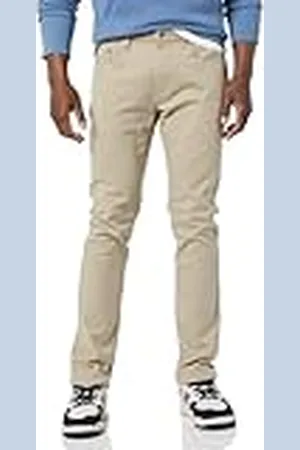 Amazon Pantalón Vaquero Elástico de Ajuste Ceñido Hombre, , 42W / 28L