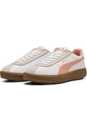 PUMA Club KLASSIKA, Zapatillas Mujer, White-Pink Fruit-Vapor Gray, 39 EU