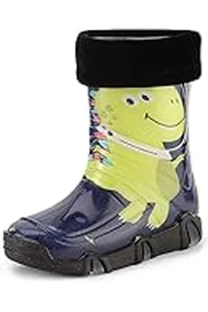 Ladeheid Botas de Agua Zapatos de Seguridad Calzado Unisex Niños Niñas Swk2021 (Patrón-47, 27/28 EU)