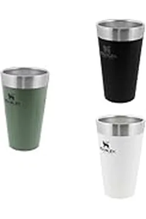 Stanley Adventure Pint Apilable 0.47L - Negro Mate, Blanco Polar, Verde Martillado