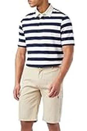 FM London Pantalones cortos para hombre con bolsillos | Pantalones cortos para hombre ricos en algodón disponibles en , marrón claro y azul marino