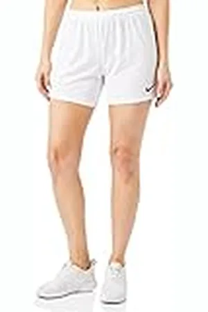 Nike W Park II Knit NB Pantalón Corto, Mujer, Blanco (White/Black), XL