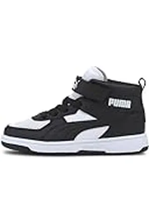PUMA Rebound Joy AC PS, Zapatillas, Unisex niños, Multicolor Black Black White, 28 EU