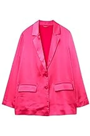 Benetton Chaqueta M/L 20v4dw00u, Fucsia Púrpura 02a, 34 para Mujer