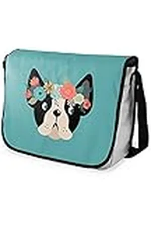 Bonamaison Bolsa de Mensajero para Estudiantes, con impresión Digital, Bolsa de mensajería, Bolsa de Hombro, para niños, niñas, niños, tamaño: 29 x 36 cm