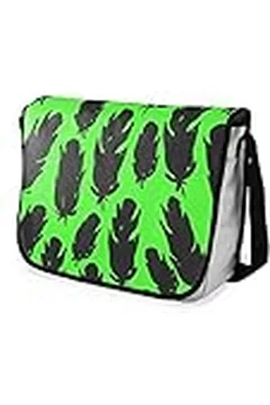 Bonamaison Bolsa de Mensajero con Estampado Digital con Correa Negra para Estudiantes, Bolsa de Cuerpo Cruzado, Bolsa de mensajería, Bolsa de Hombro para niños, niñas, niños, tamaño: 29 x 36 cm