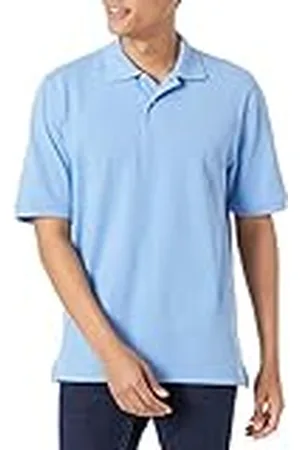 Amazon Polo en Piqué de Algodón con Corte Regular (Disponible en Talla Grandes y Largos Especiales) Hombre, , M