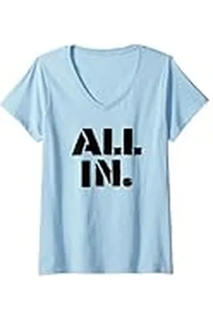 all in Mujer Camiseta Cuello V
