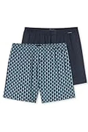 Schiesser 2 Pack Boxershorts Baumwolle Jersey Weich Multipack-Jerseyboxer Bóxer, , 6 Hombres