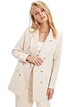 Trendyol Chaqueta Tipo Blazer de Gran tamaño con botón, , 38 para Mujer