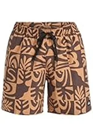 Quiksilver Everyday Straight Volley 17 - Pantalón Corto de baño para Hombre, Color marrón