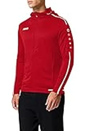 Jako Chándal para hombre de poliéster Striker 2.0 con capucha, rojo y blanco, XXL, M9419