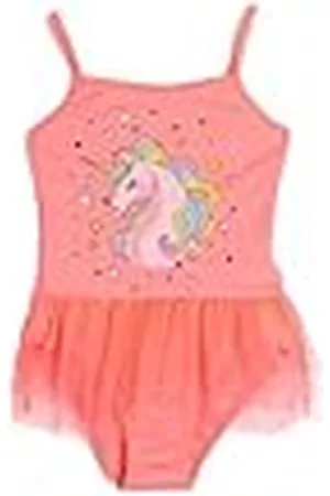 Koton Swimsuit Tulle Detail Unicorn Printed Trajes de baño, , 9 Años para Niñas