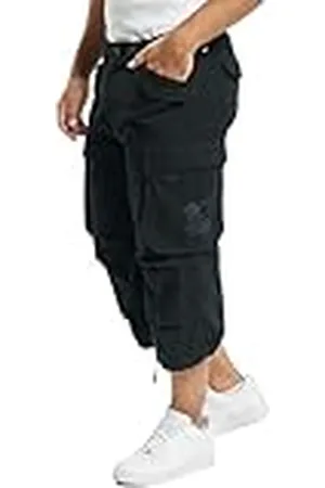 Brandit Industry Vintage 3/4 Shorts, color: black, size: S