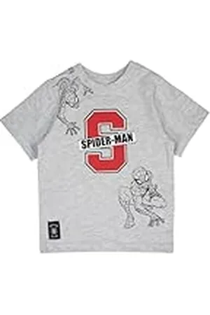 Disney Camiseta de Manga Corta niño Spiderman T-Shirt, , 6 años Unisex Kids