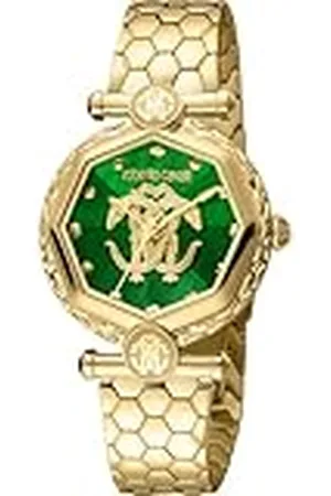 Roberto Cavalli Reloj Analógico para Mujeres de Cuarzo con Correa en Acero Inoxidable RV1L204M0061