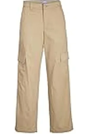 JJXX Jxkendal Reg Stra Cargo MW Pant Pnt Noos Pantalones, Cornstalk, L para Mujer
