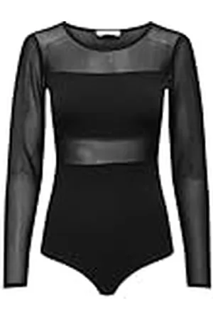 ONLY Onlesther L/S Mesh Bodystocking Jrs Body, , XL para Mujer