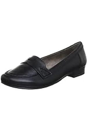 Jana Fashion 8-8-24201-20 - Zapatos de Vestir de Cuero para Mujer, Color Negro, Talla 40.5