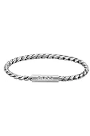 HUGO BOSS Jewelry Pulsera de Cadena para Hombre Colección DORAN en Acero Inoxidable con una Placa Grabada - 1580695