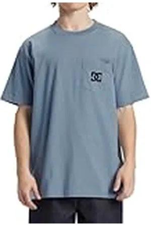 Dcshoes Dcshoes DC Star Pocket, Camiseta con Bolsillo para Hombre Azul