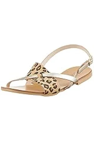 Pieces® Psjoyce Leather Sandal, Sandalia con Pulsera Mujer, Marrón (Cognac Cognac), 36 EU