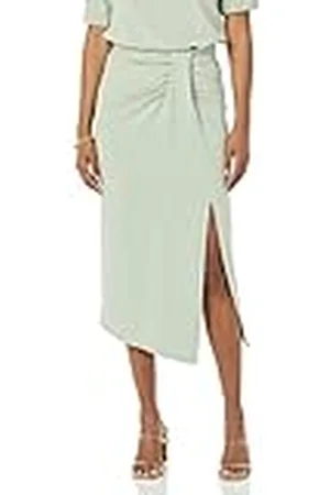 TEREA Falda para Mujer, Laila Midi con Falso Cruzado, , 3XL Grande