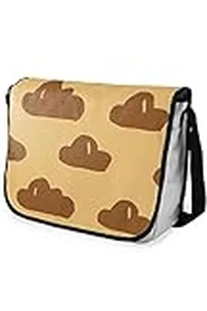 Bonamaison Bolsa de Mensajero con Estampado Digital con Correa Negra para Estudiantes, Bolsa de Cuerpo Cruzado, Bolsa de mensajería, Bolsa de Hombro para niños, niñas, niños, tamaño: 29 x 36 cm