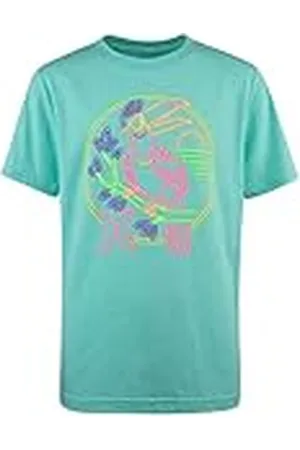 Hurley 781106, Camiseta de manga corta Niños, Verde, 4 años