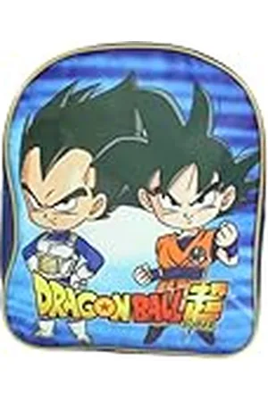 Disney Mochila Dragon Ball Z 30x26x10, Escuela y el Ocio, diseño superhéroe y práctica, Azul Marino, Bolsa